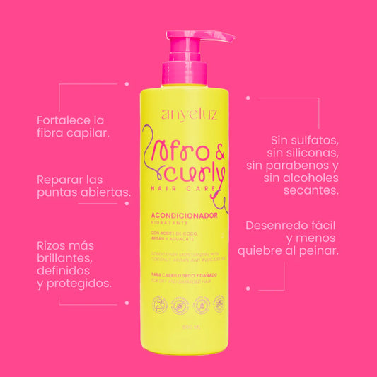 ACONDICIONADOR HIDRATANTE AFRO & CURLY