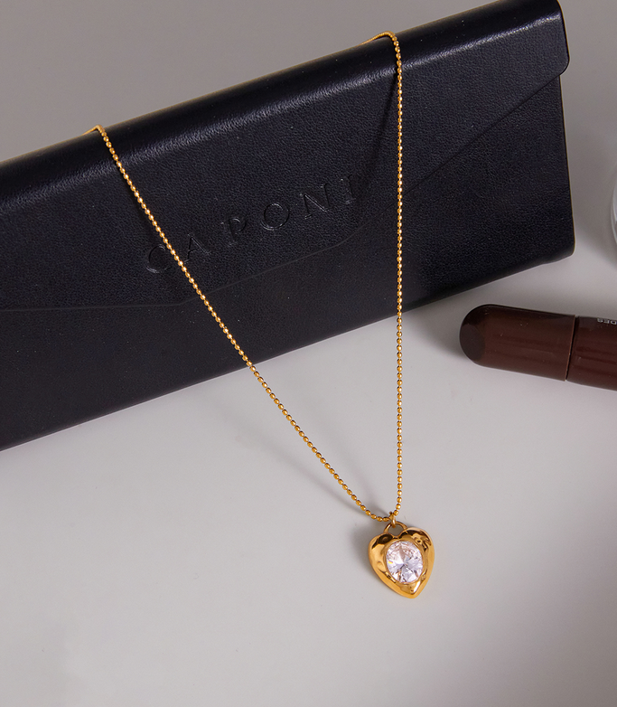 CADENA CORAZON CIRCONITA