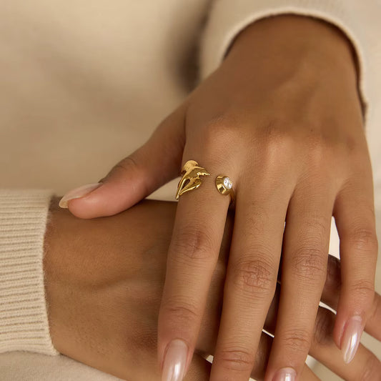 ANILLO PALOMA CIRCONITA