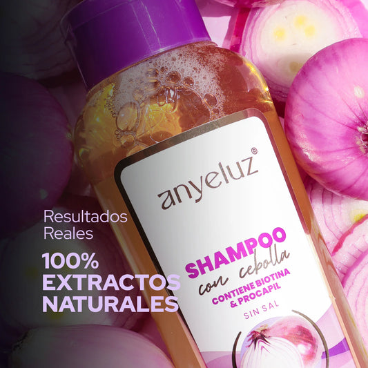 SHAMPOO DE CEBOLLA CON BIOTINA ANYELUZ