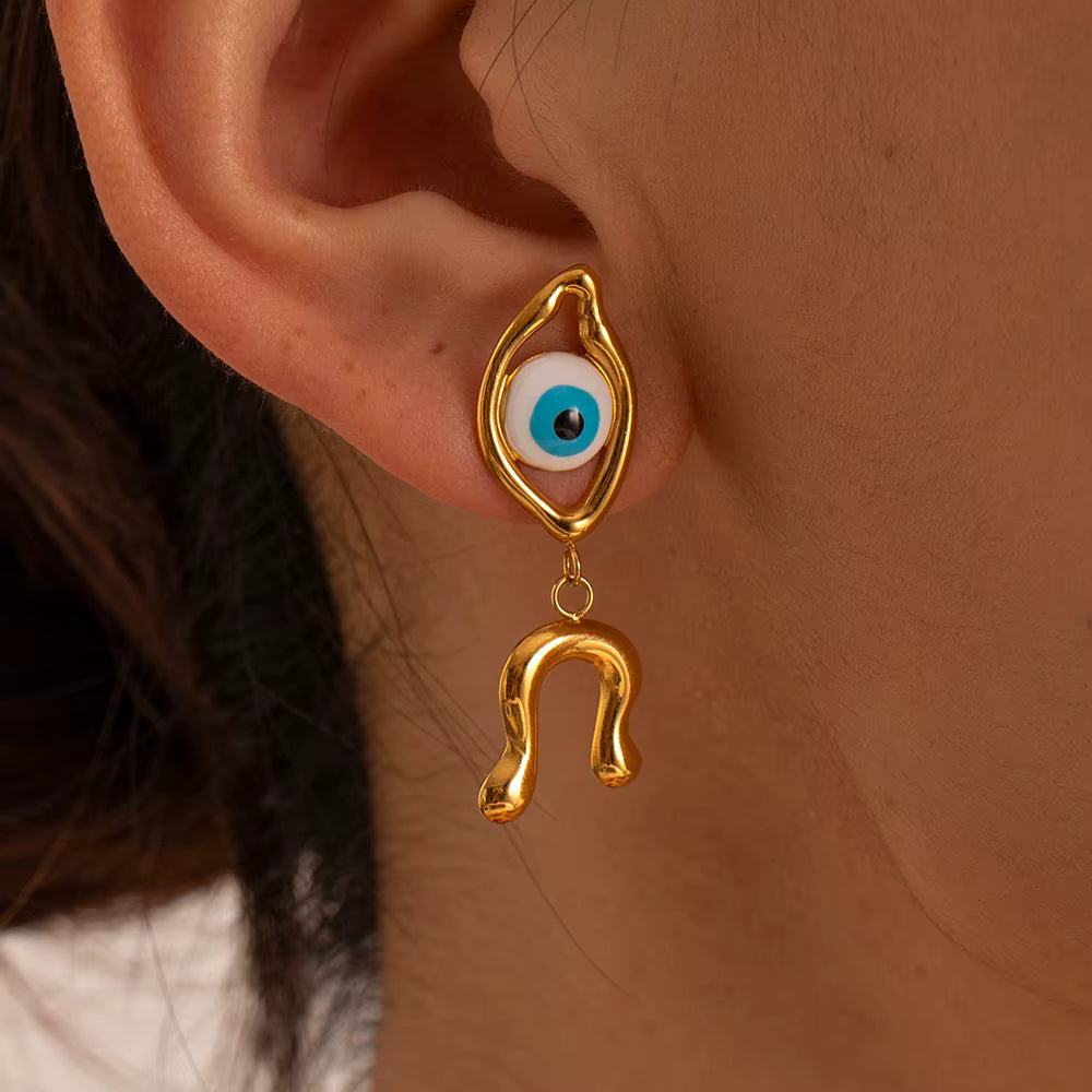 ARETES OJO TURCO