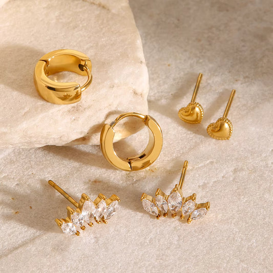 SET ARETES LOVE CIRCONITA