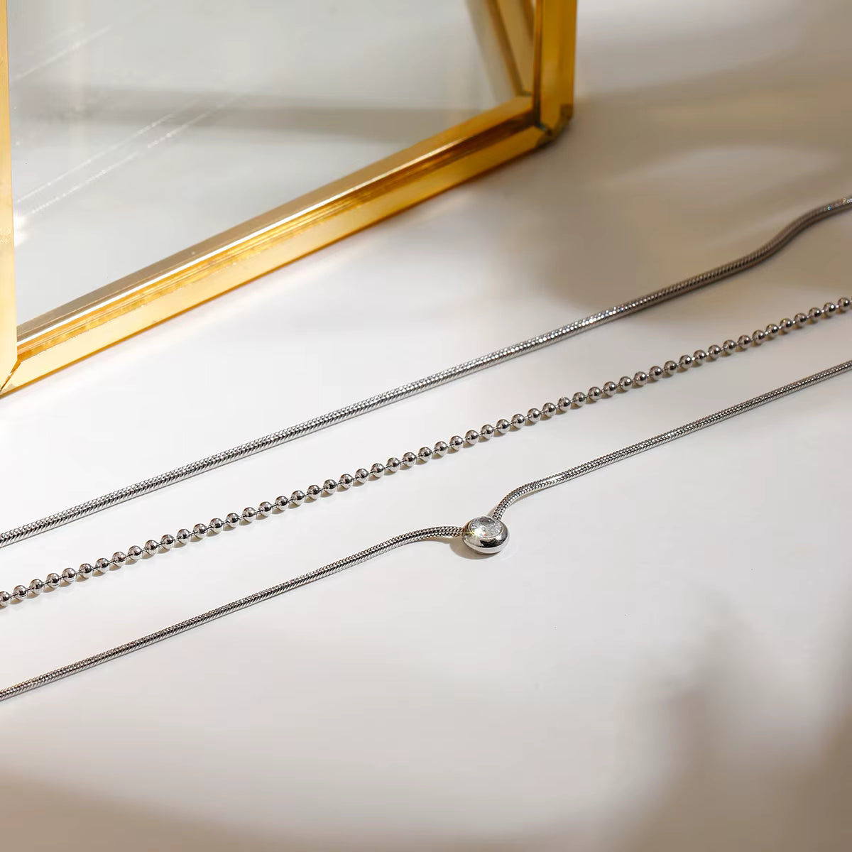 COLLAR TRIPLE SILVER