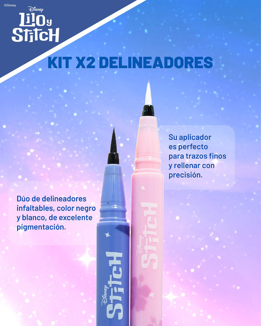 KIT X 2 DELINEADORES STITCH