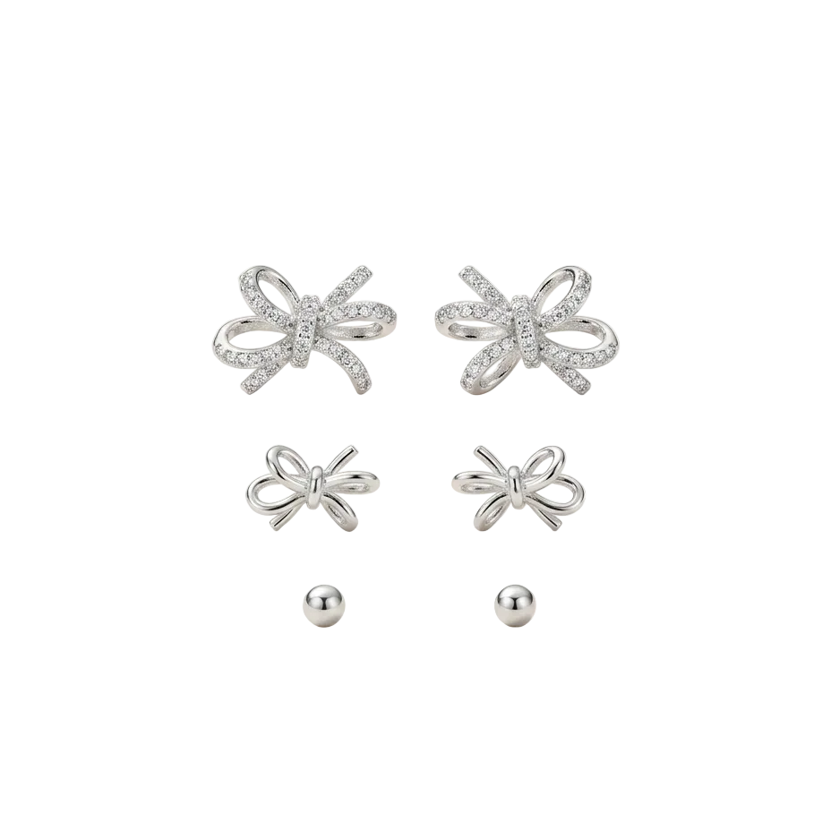 SET ARETES SILVER