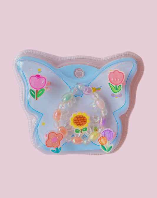 SET ANILLOS + PULSERA FLY