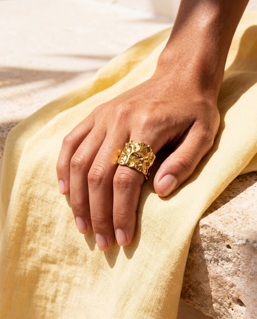 Anillo sam ajustable en acero 