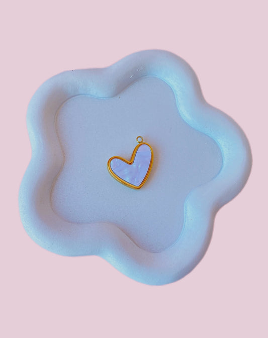 CHARMS CORAZON PERLA