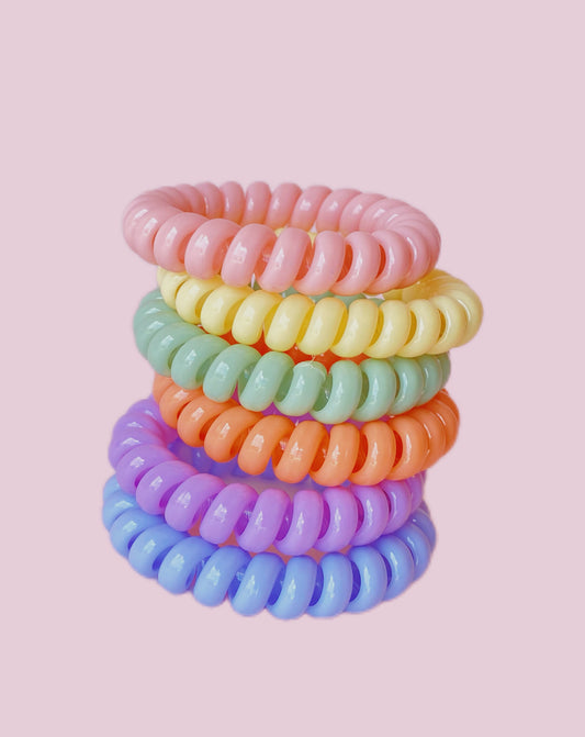 SET SCRUNCHIES LILAC