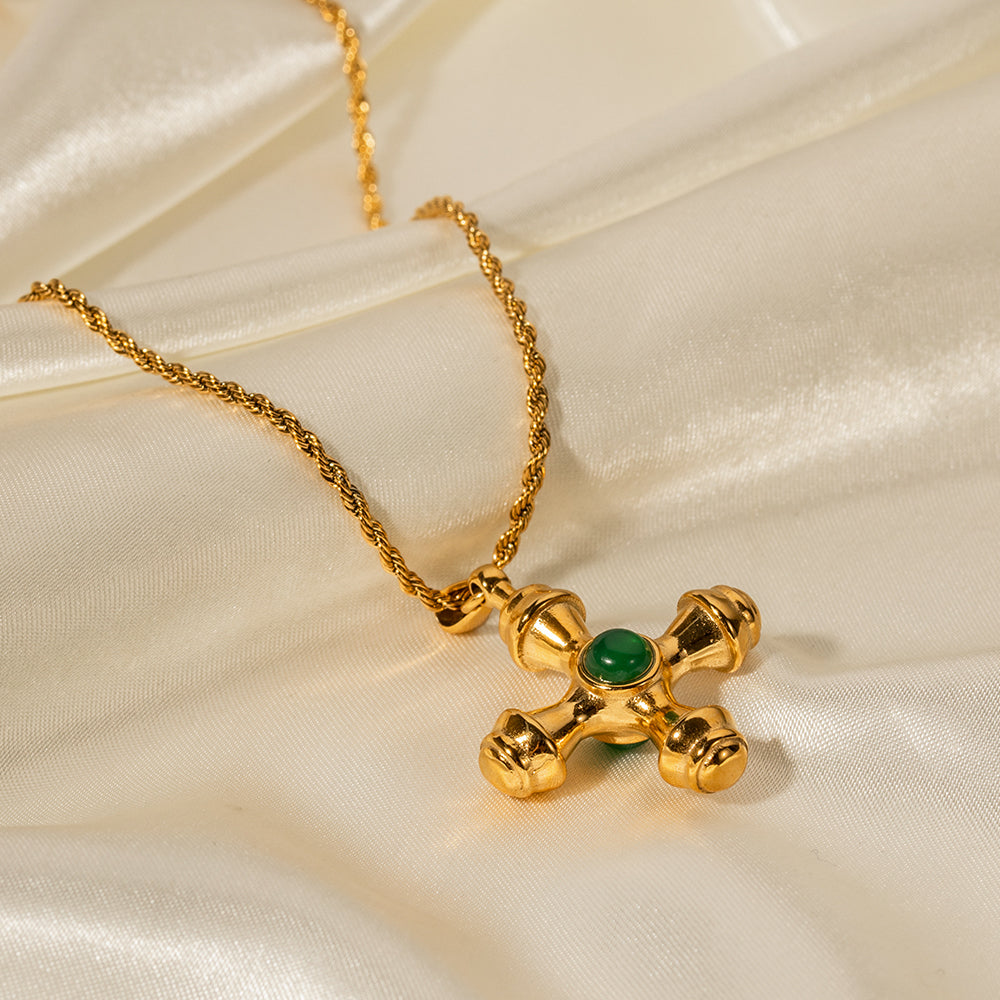 COLLAR CRUZ OLIVA