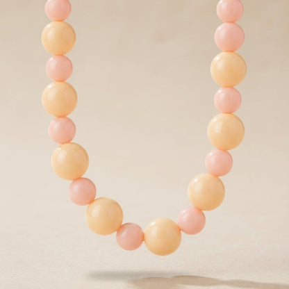 COLLAR BICOLOR DURAZNO