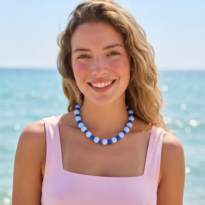 COLLAR CHICLE AZUL
