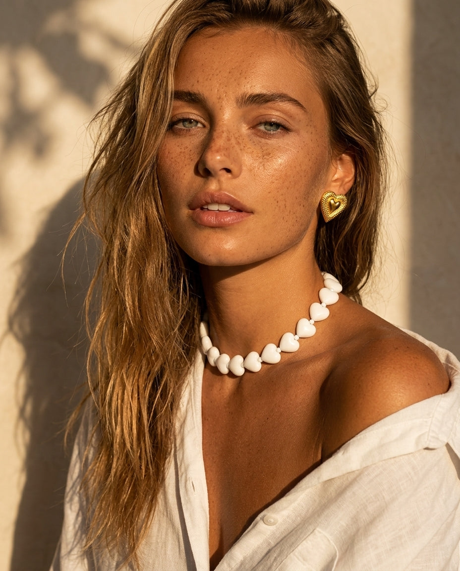 COLLAR CHICLE LOVE BLANCO
