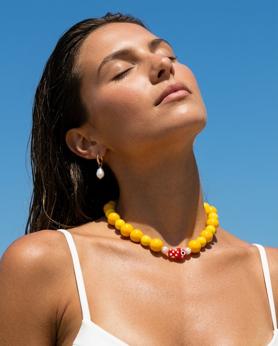 COLLAR CORAL ABACO
