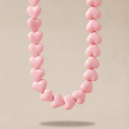 COLLAR LOVE ABACO rosa