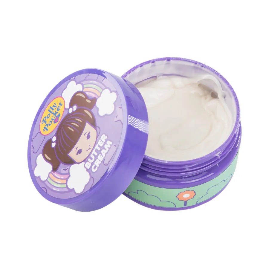 Kit Corporal Polly Pocket Trendy Morado Splash y Mantequilla con Brillo - Amorisa Accesorios