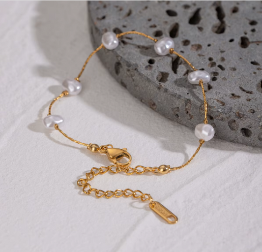 PULSERA PERLA LOVE