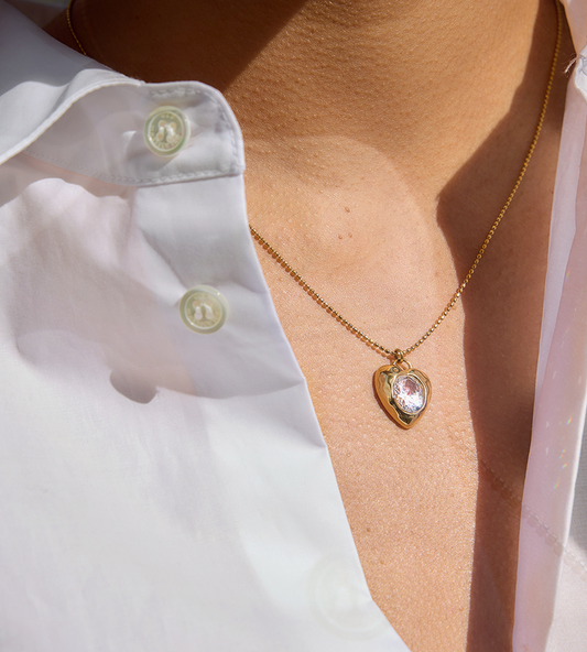 CADENA CORAZON CIRCONITA