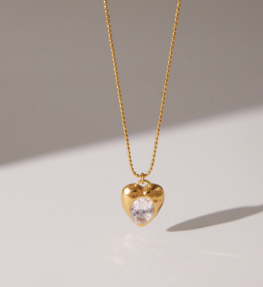 CADENA CORAZON CIRCONITA