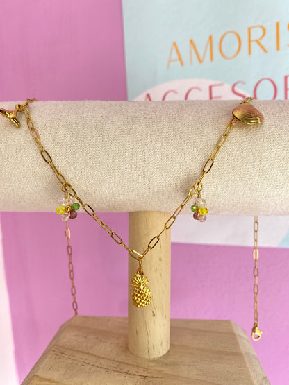 COLLAR CHARMS PIÑA