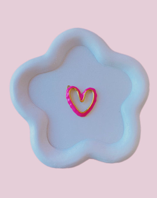 CHARMS CORAZON ROSA