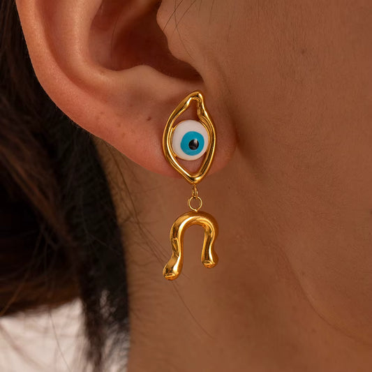 ARETES OJO TURCO