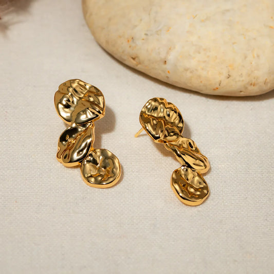 ARETES PETALOS DE FLOR