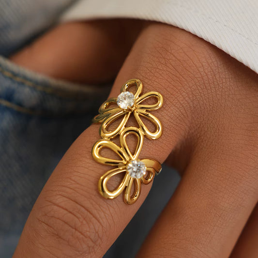 ANILLO FLOR CIRCONITA