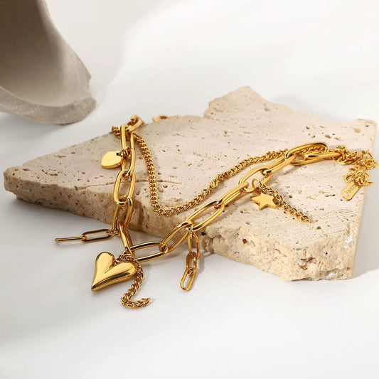 PULSERA ESLABON LOVE