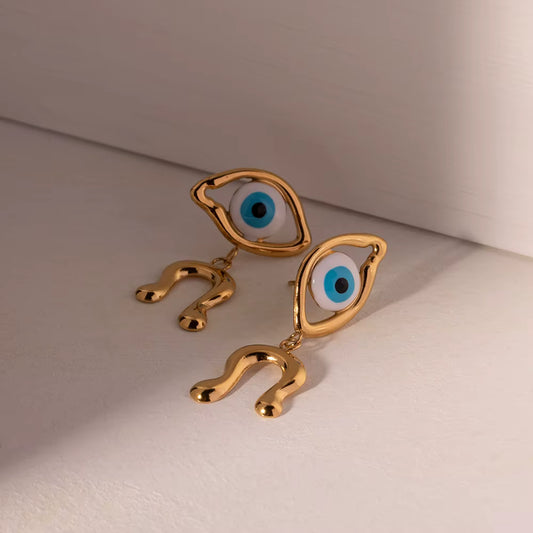 ARETES OJO TURCO