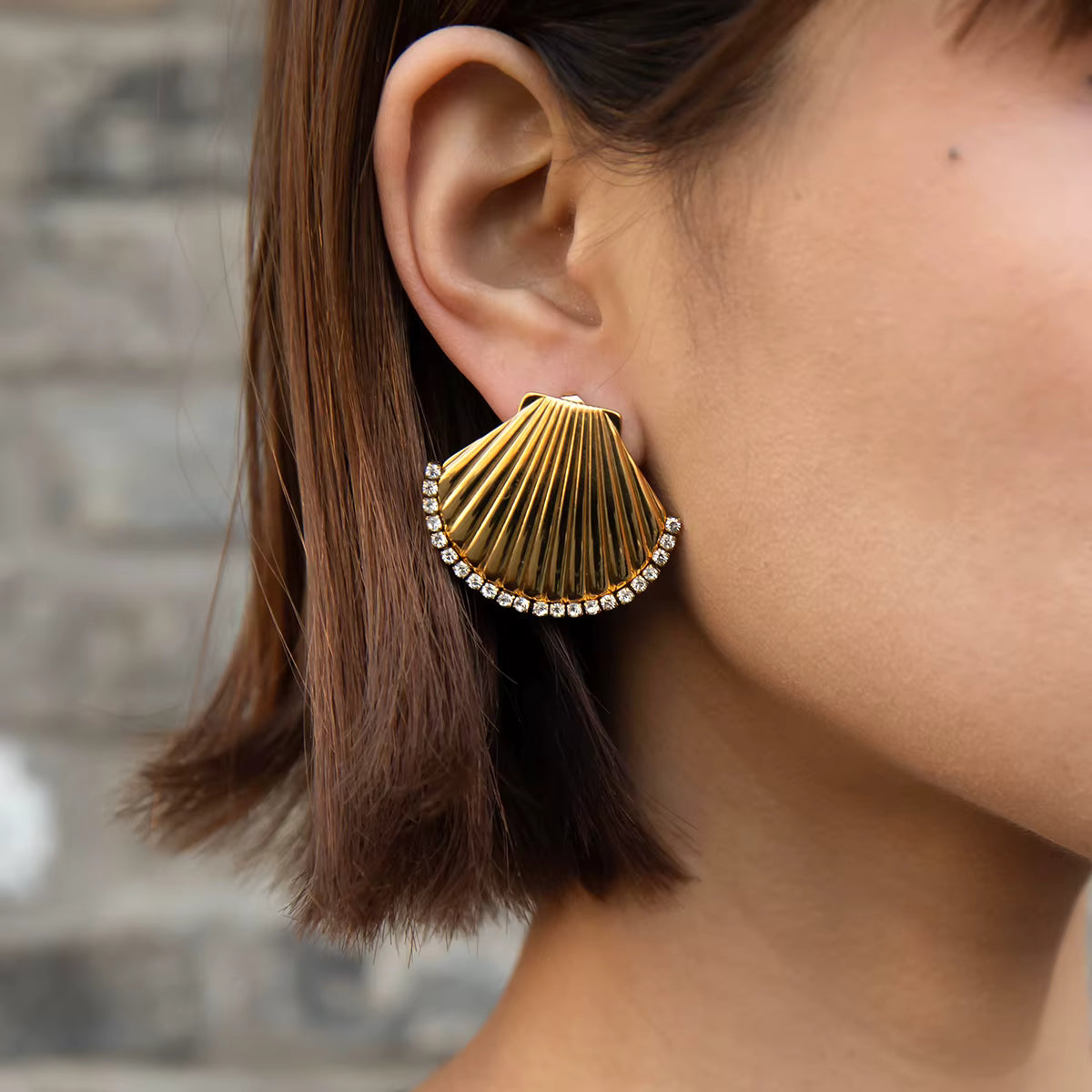 ARETES CONCHA CIRCONES