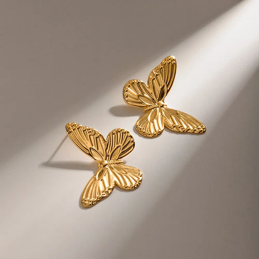 ARETES MARIPOSA DELICADA