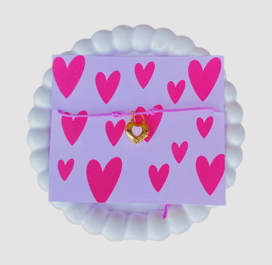PULSERA CANDADO ROSA