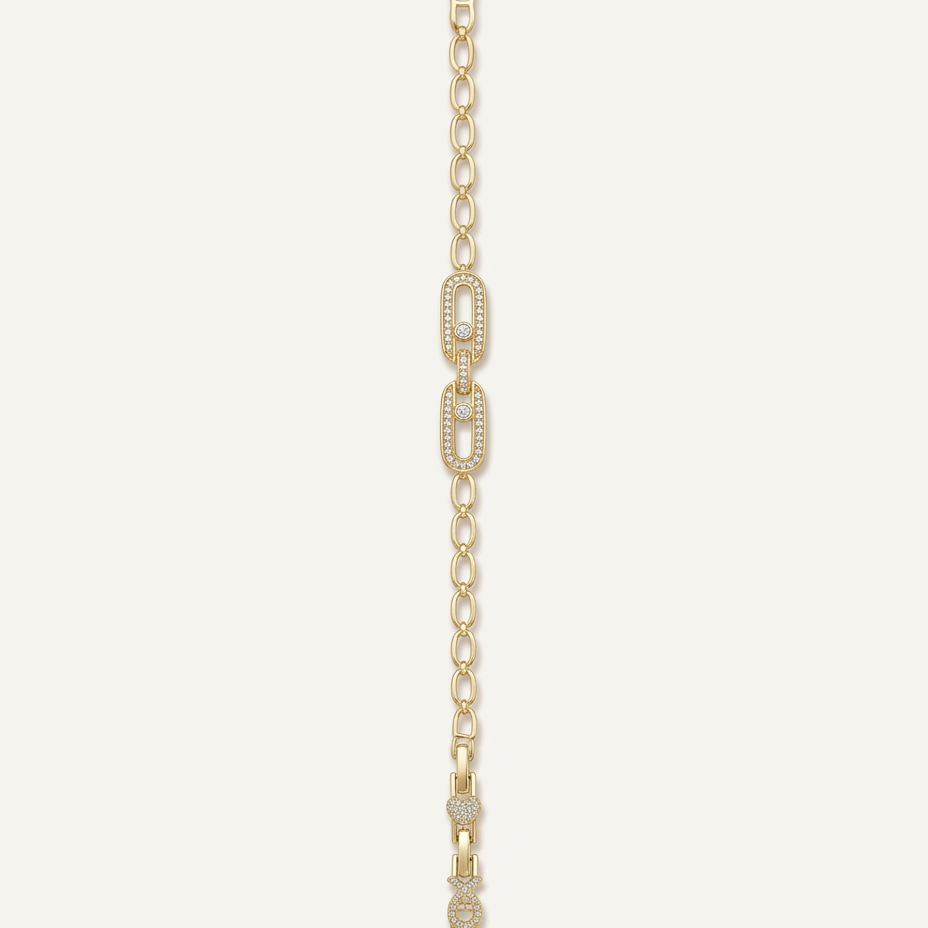 PULSERA ESLABON LOVE