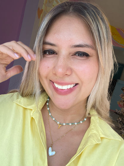 SET COLLAR PERLA LOVE