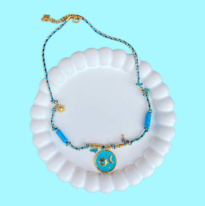 COLLAR TURQUESA SOL