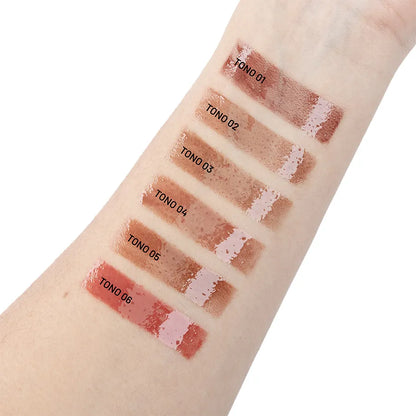 Brillo Aura Mocca Trendy Gloss en Tonos Café y Efecto Mentolado - Amorisa Accesorios