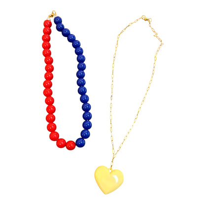 SET COLLAR TRICOLOR