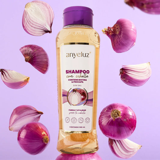 SHAMPOO DE CEBOLLA CON BIOTINA ANYELUZ