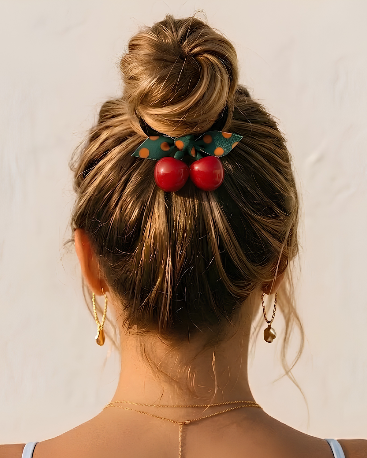 Set moñas cereza 