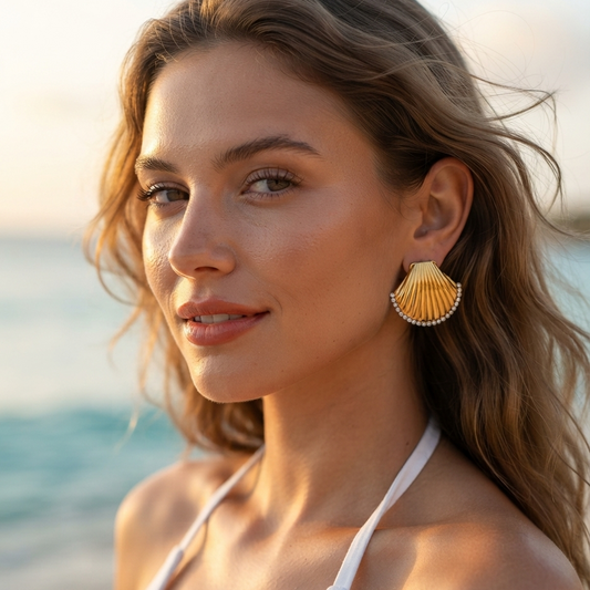 ARETES CONCHA CIRCONES