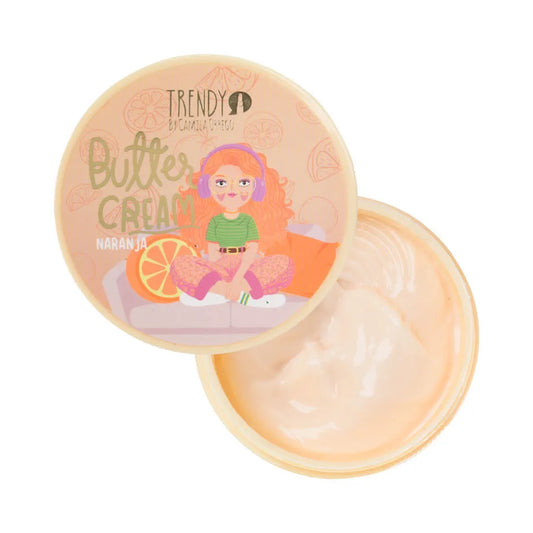 Mantequilla Corporal Orange Trendy con Brillos Dorados y Aroma Cítrico - Amorisa Accesorios