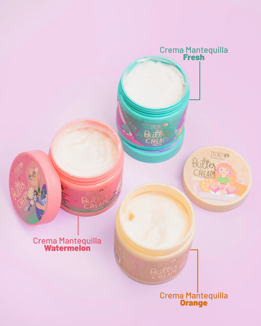 Mantequilla Corporal Orange Trendy con Brillos Dorados y Aroma Cítrico - Amorisa Accesorios