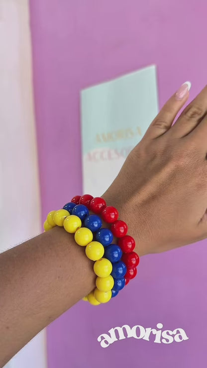 SET PULSERAS ORGULLO COLOMBIANO