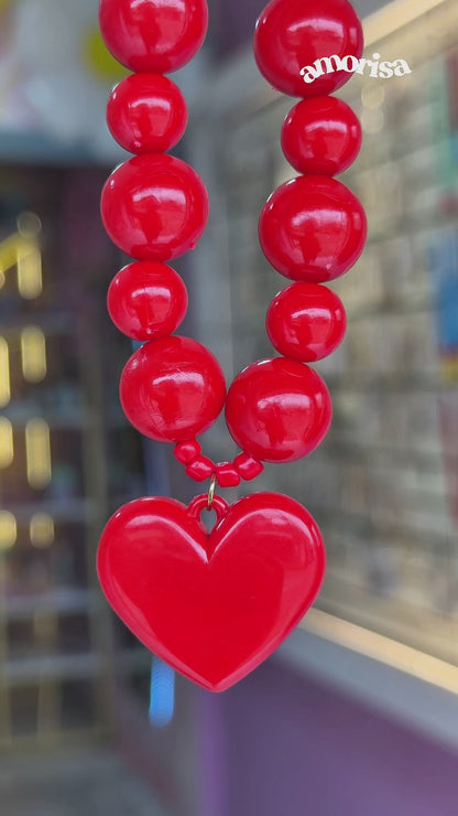 COLLAR RED LOVE