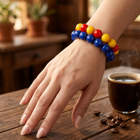 SET PULSERAS MI TIERRA TRICOLOR