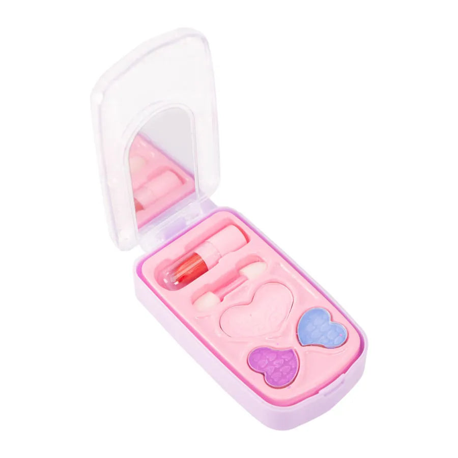 Kit de Maquillaje para Niñas Forma de Celular Trendy con Sombras y Labial - Amorisa Accesorios