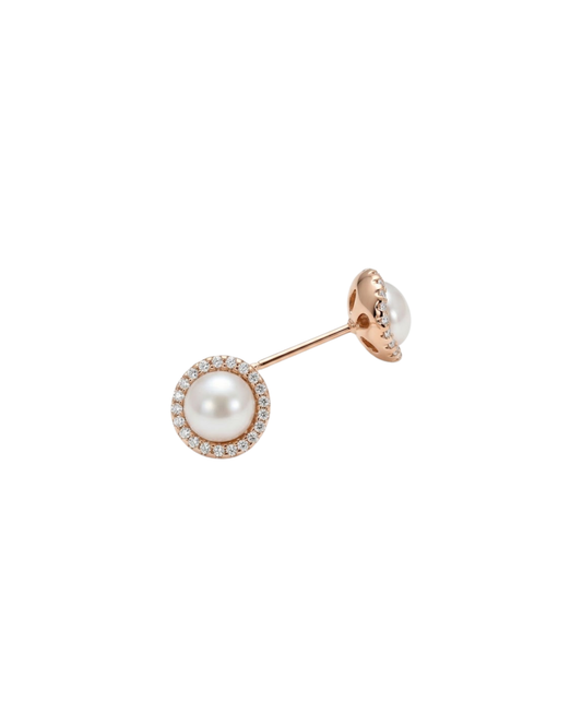 ARETES TOPO PERLA